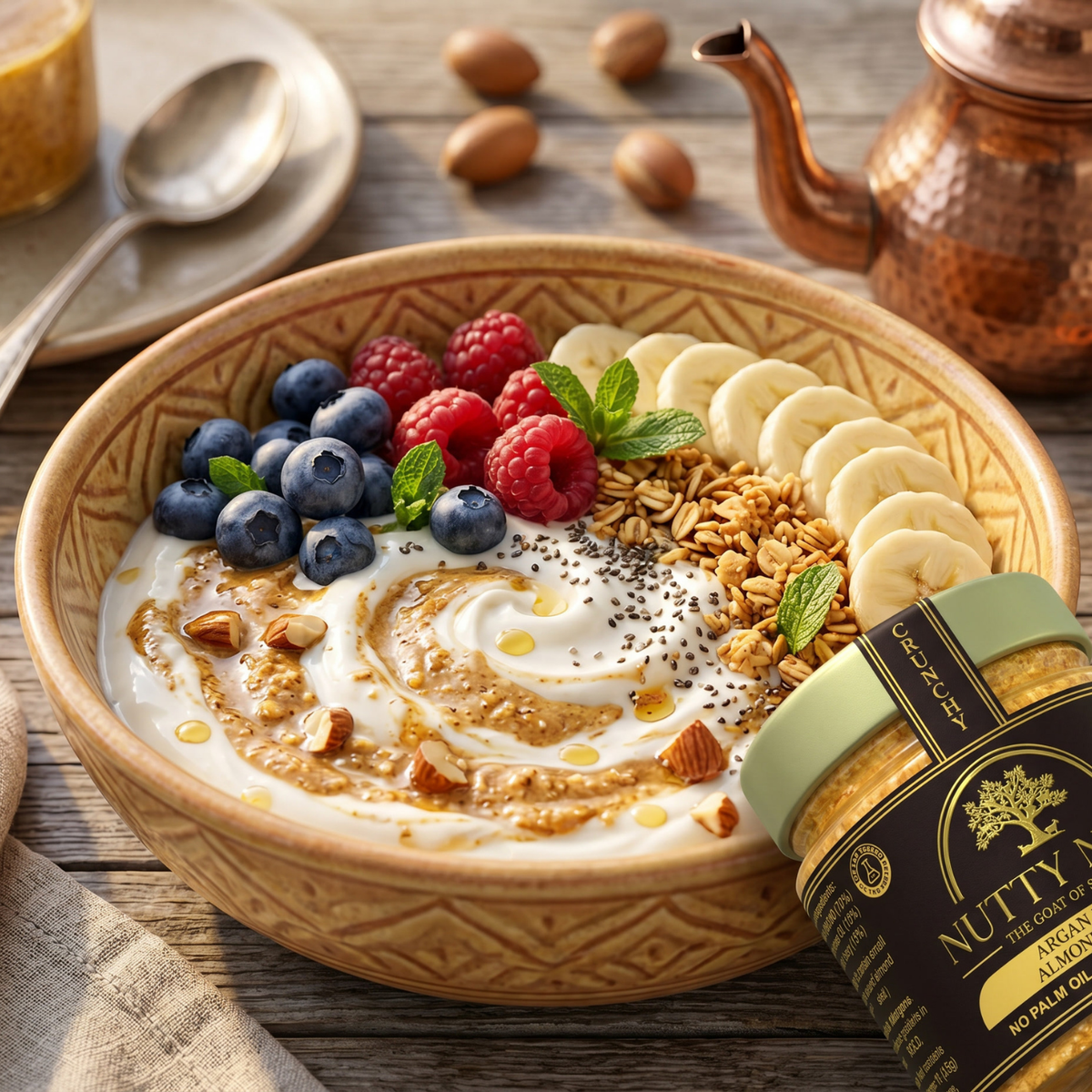 Nutty Nest Golden Breakfast Power Bowl