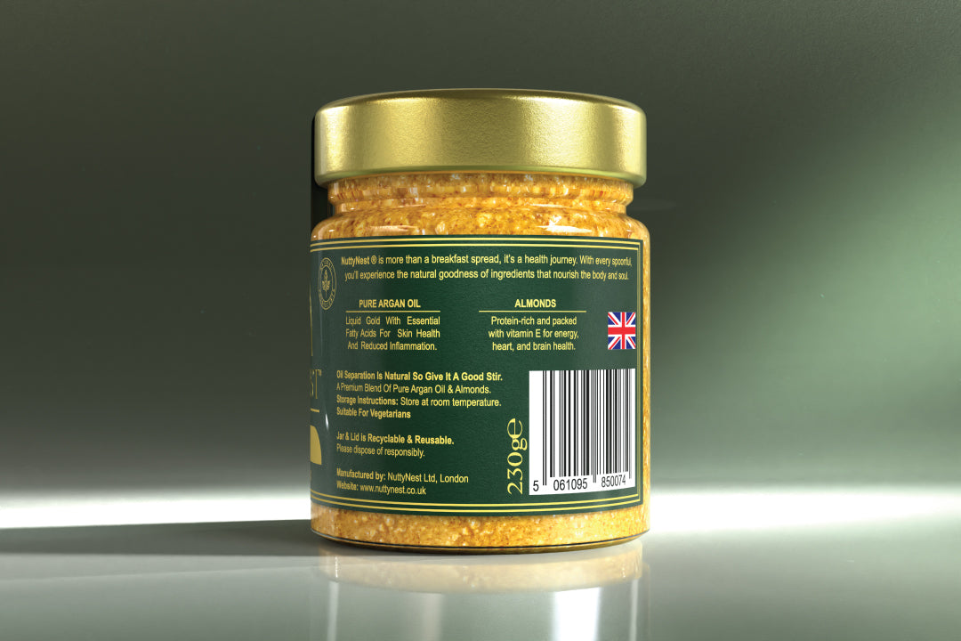 Almond Butter with Argan Oil - Crunchy (Vegan)