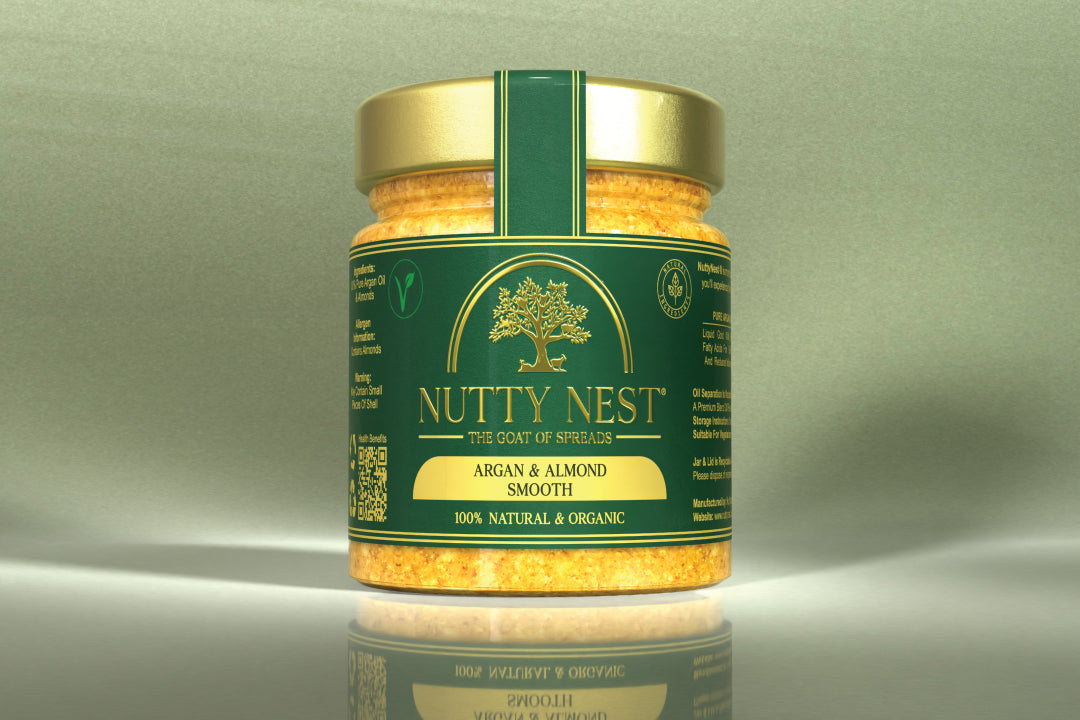 Almond Butter with Argan Oil (Vegan, Smooth)