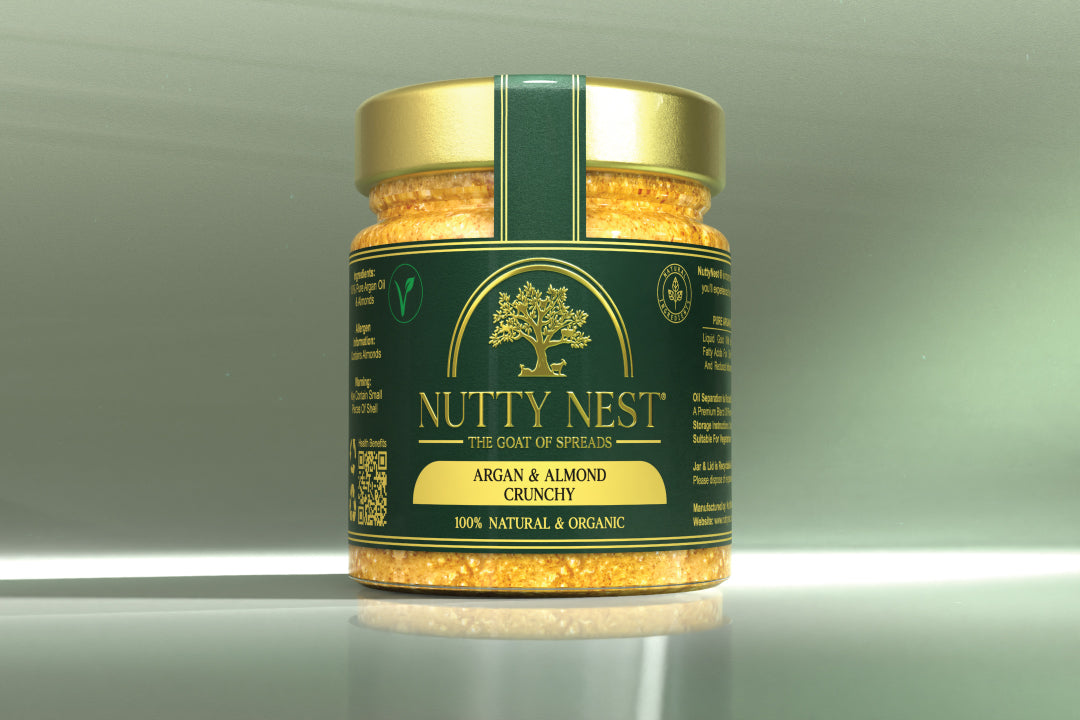Almond Butter with Argan Oil - Crunchy (Vegan)