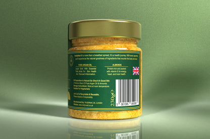 Almond Butter with Argan Oil (Vegan, Smooth)