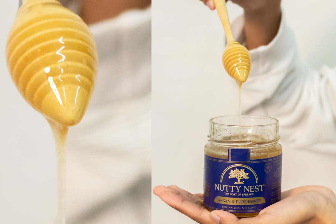 Pure British Honey with Argan oil