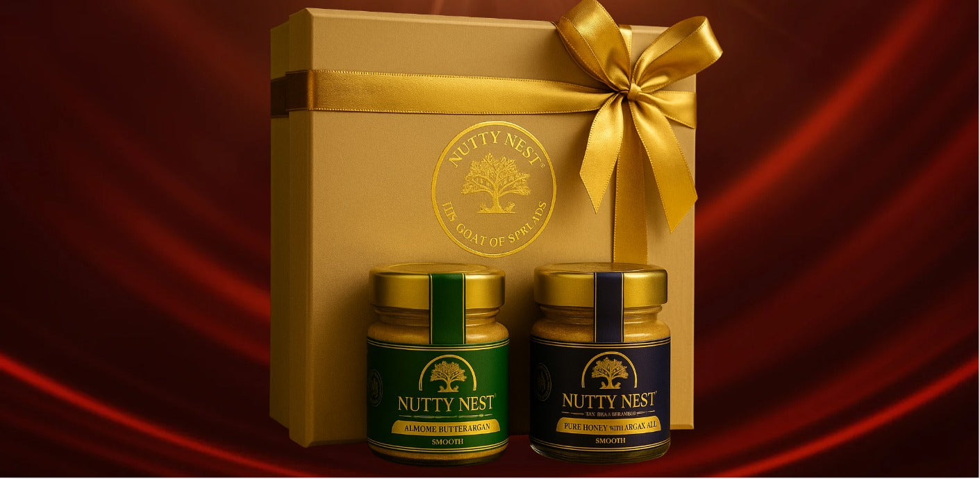 NuttyNest premium gift packs for Christmas, Eid, Diwali and corporate celebrations