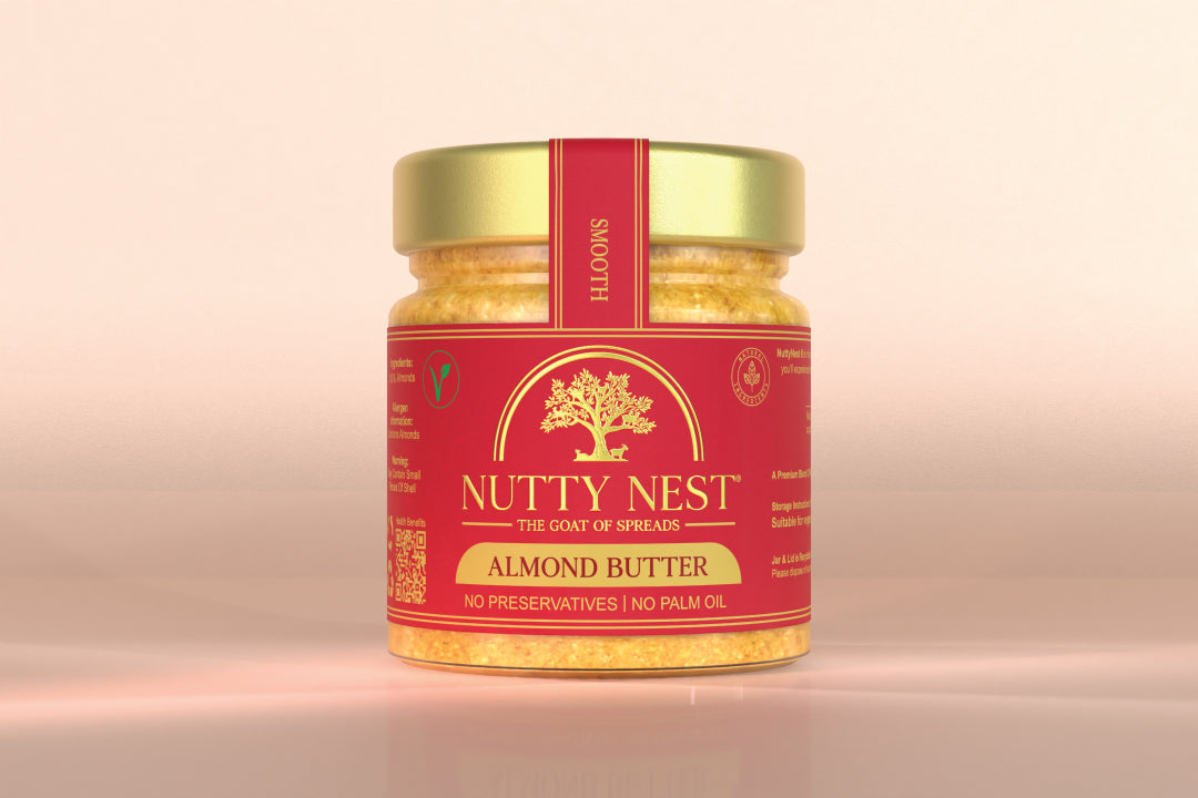 Premium Smooth Almond Butter – Natural & Clean Label