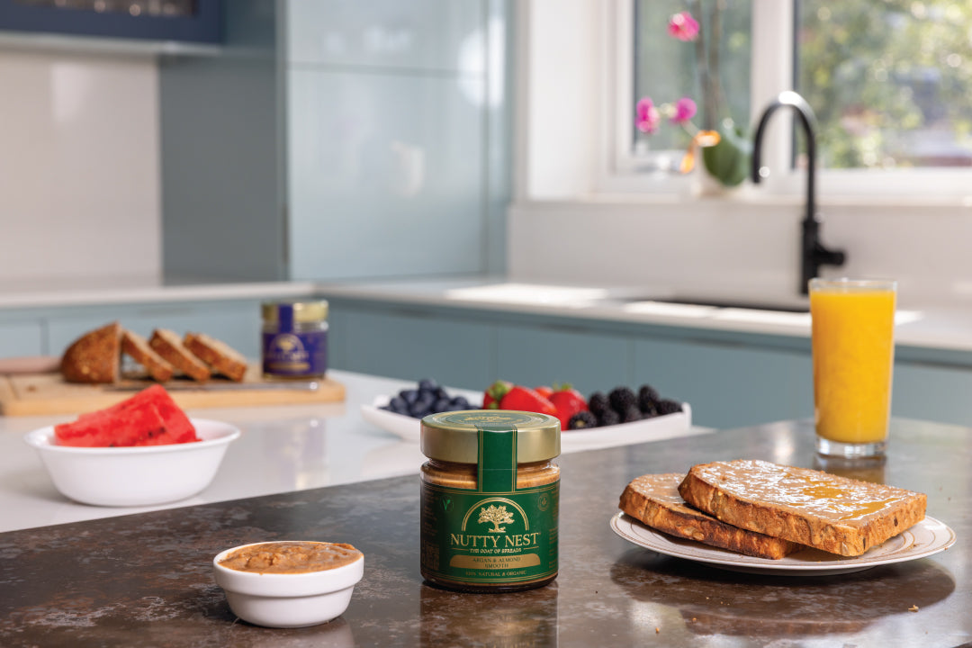 Almond Butter with Argan Oil (Vegan, Smooth)